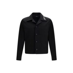 Amiri Black Cotton Full-Length Jacket