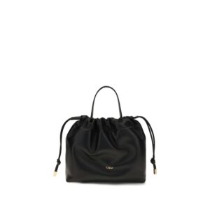 Chloé Black Lamb Ovis Aries Aries Shoulder Bag