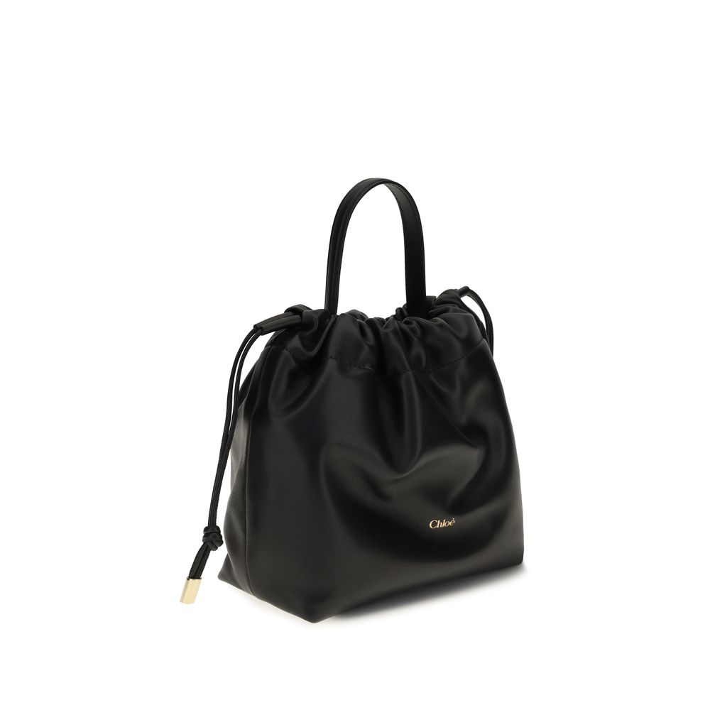 Chloé Black Lamb Ovis Aries Aries Shoulder Bag - immagine 2