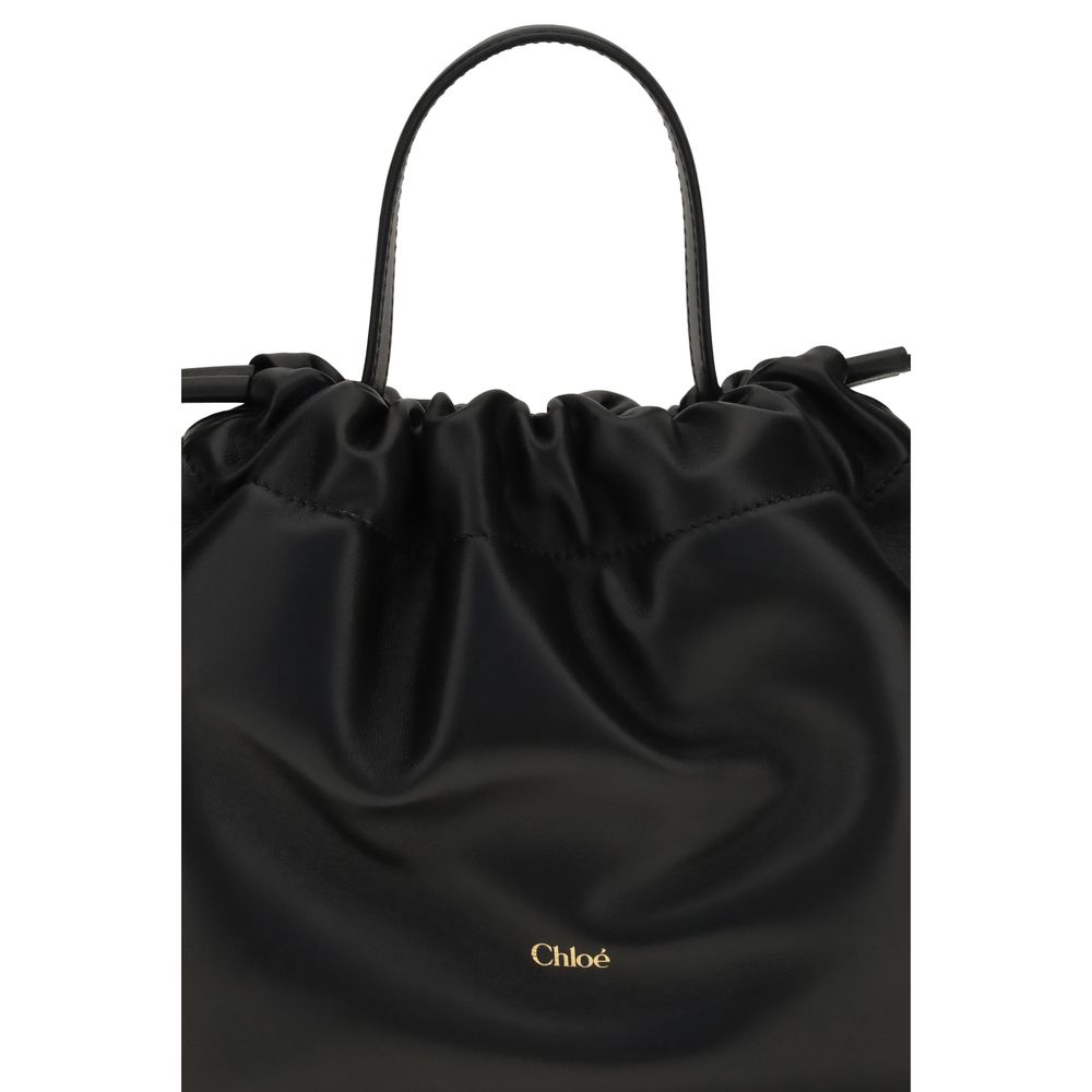 Chloé Black Lamb Ovis Aries Aries Shoulder Bag - immagine 4