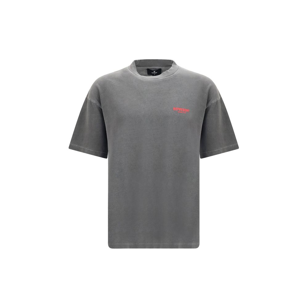 Represent Gray Cotton T-Shirt