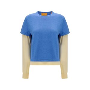 Guest in Residence Blue Cotton Sweatshirt