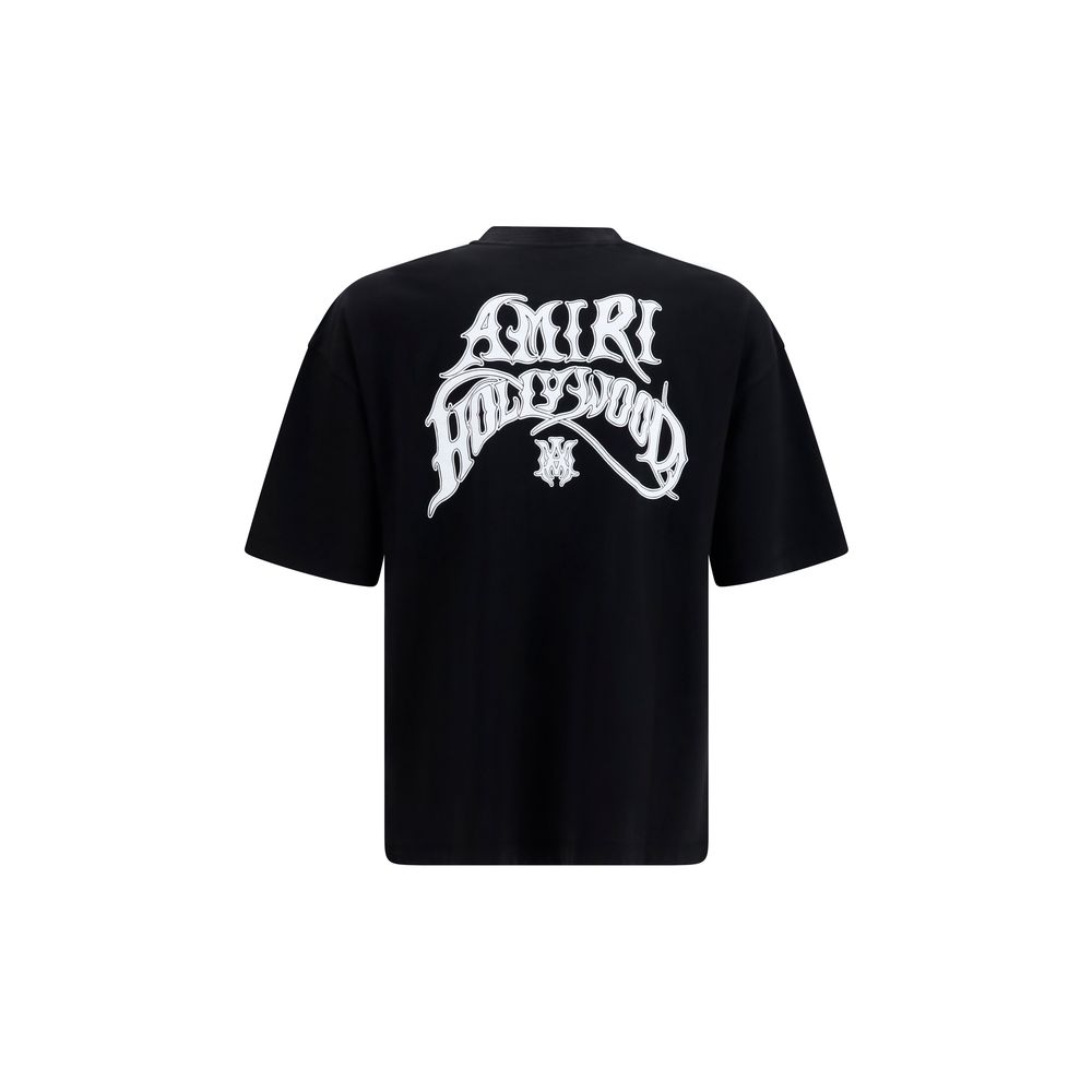 Amiri Black Cotton T-Shirt - immagine 2