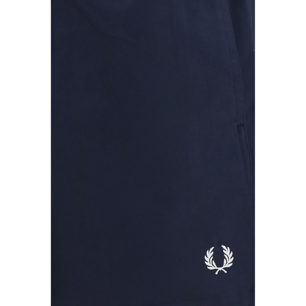 Fred Perry Blue Recycled Polyester Clothing - immagine 3