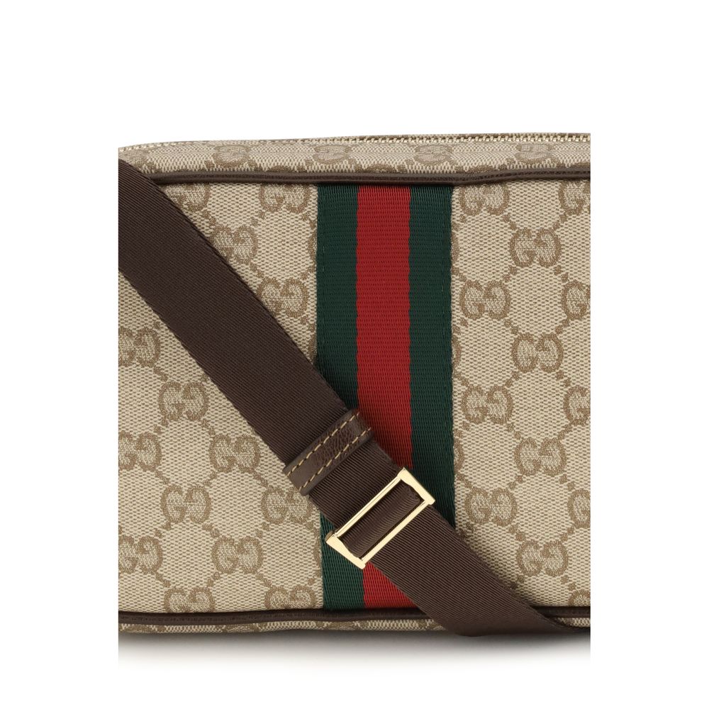 Gucci Beige Cotton Shoulder Bag - immagine 4