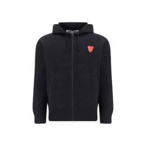 Comme Des Garçons Play Black Cotton Sweatshirt