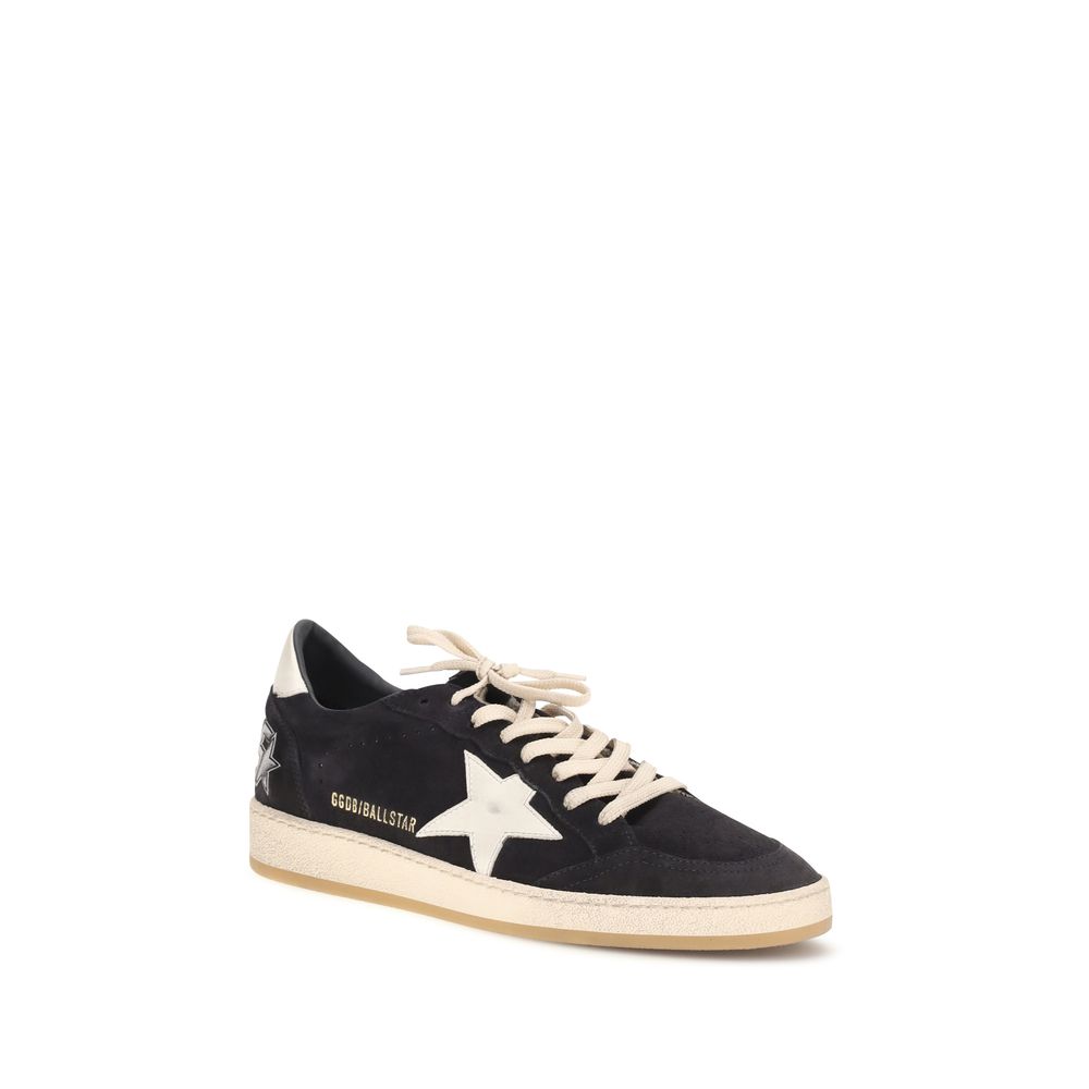 Golden Goose Black Calf Leather Bos Taurus Athletic Sneakers - immagine 2