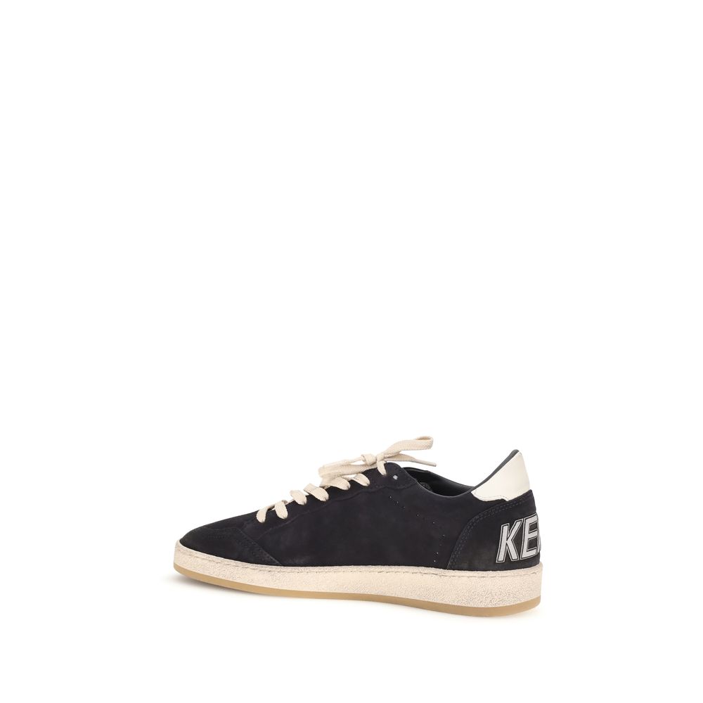 Golden Goose Black Calf Leather Bos Taurus Athletic Sneakers - immagine 3