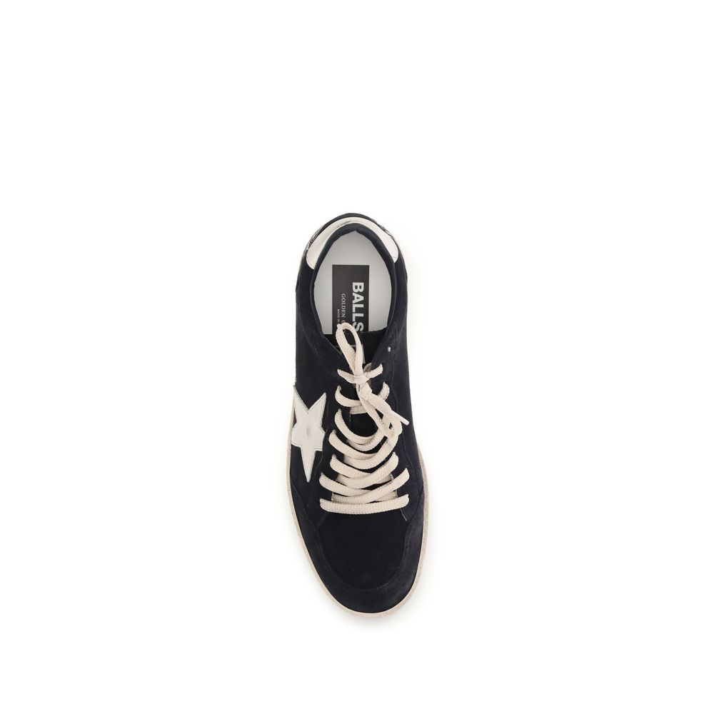 Golden Goose Black Calf Leather Bos Taurus Athletic Sneakers - immagine 4