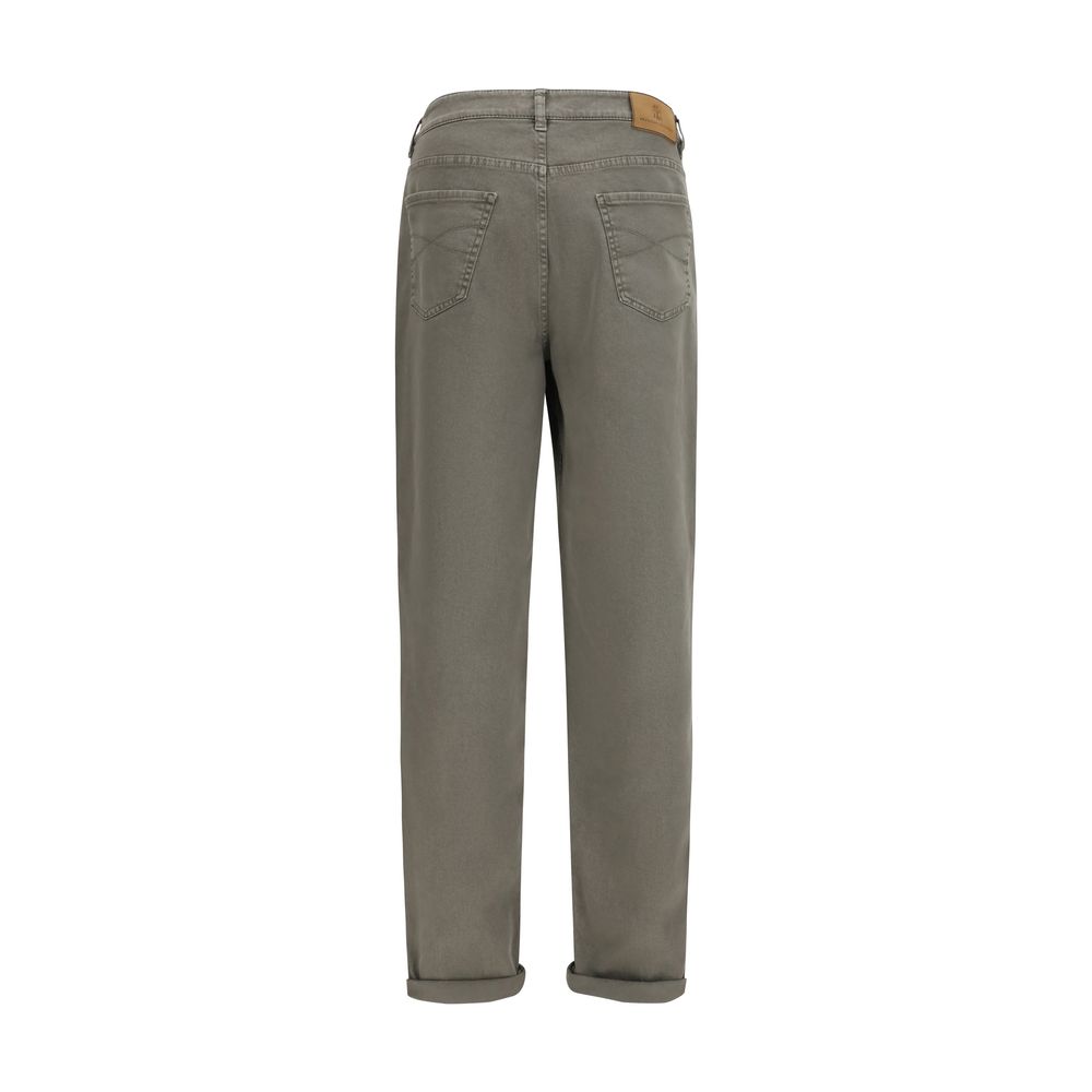 Brunello Cucinelli Bicolor Cotton Jeans Denim - immagine 2