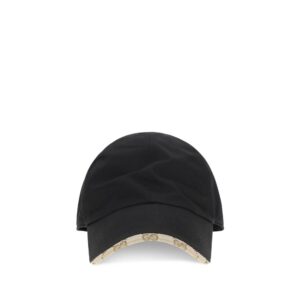Gucci Black Cotton Cap (Baseball Hat)