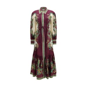 Alemais Multicolor Viscose Casual Dress