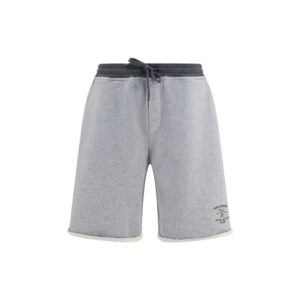 Brunello Cucinelli Gray Cotton Bermuda Shorts
