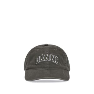Ganni Bicolor Cotton Cap (Baseball Hat)