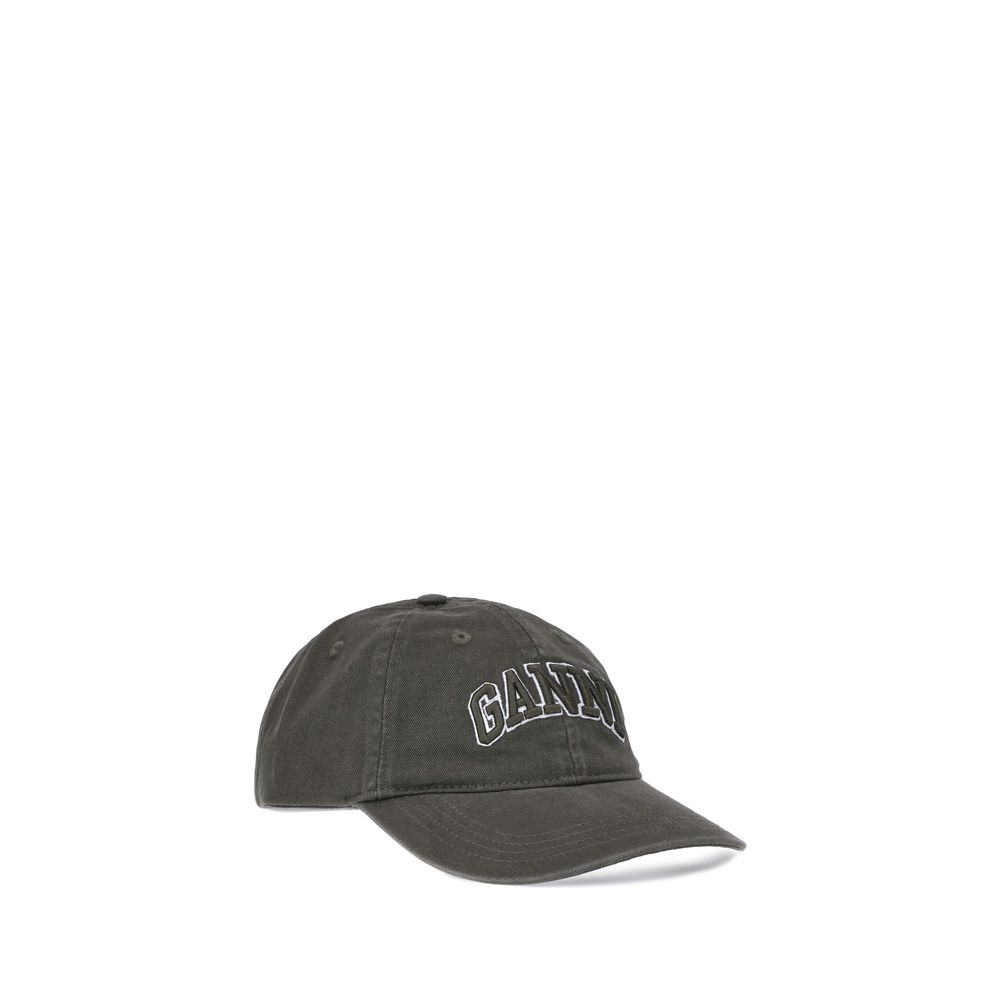 Ganni Bicolor Cotton Cap (Baseball Hat) - immagine 2