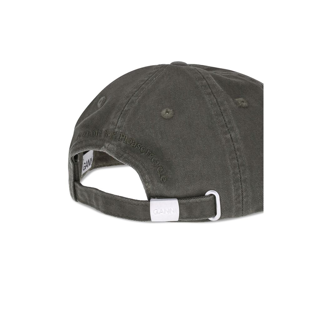 Ganni Bicolor Cotton Cap (Baseball Hat) - immagine 3