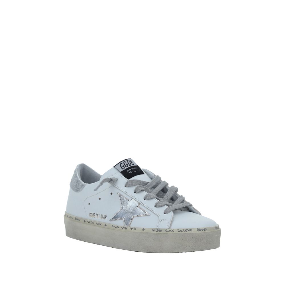 Golden Goose White Calf Leather Bos Taurus Low Top Sneakers - immagine 2