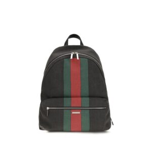 Gucci Black Fabric Backpack
