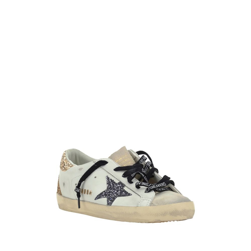 Golden Goose White Calf Leather Bos Taurus Low Top Sneakers - immagine 2