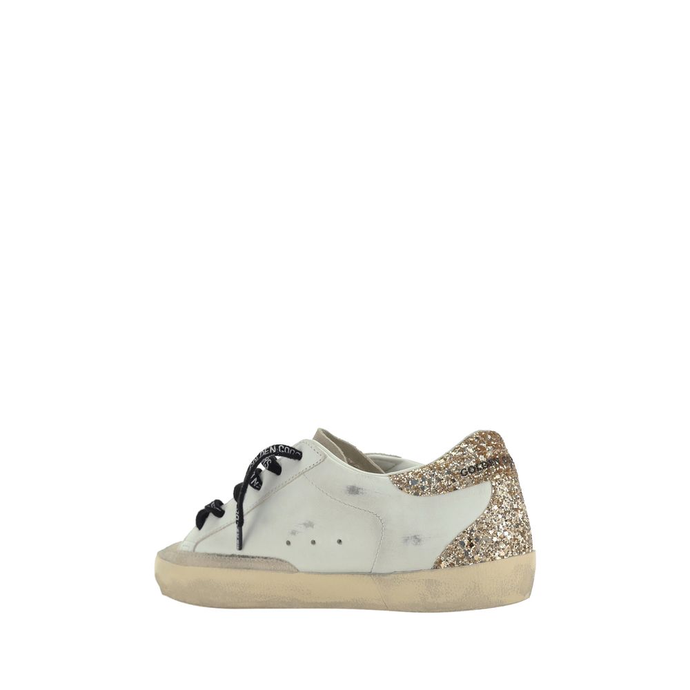 Golden Goose White Calf Leather Bos Taurus Low Top Sneakers - immagine 3