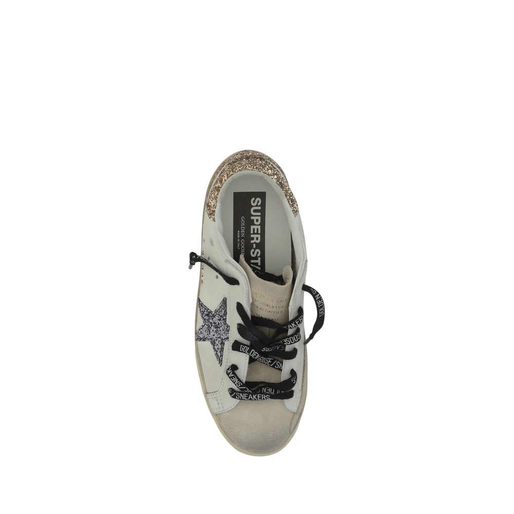 Golden Goose White Calf Leather Bos Taurus Low Top Sneakers - immagine 4