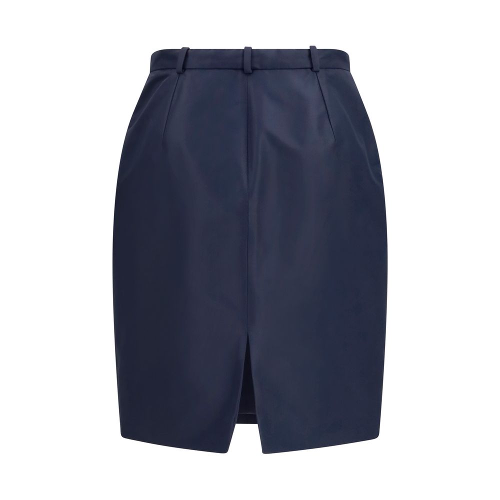 Gucci Blue Silk Skirt - immagine 2
