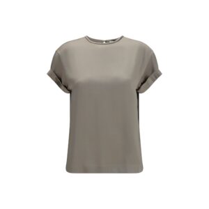 Brunello Cucinelli Beige Elastane Blouse