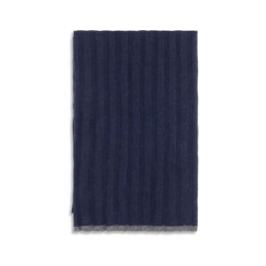 Brunello Cucinelli Blue Cashmere Foulard