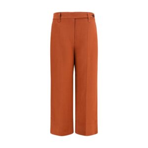 Brunello Cucinelli Brown Viscose Casual Pants