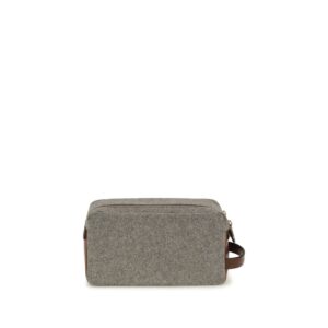 Brunello Cucinelli Gray Wool Oves Aries Other Accessories