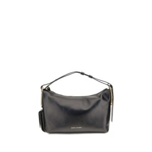 Marc Jacobs Black Calf Leather Bos Taurus Shoulder Bag