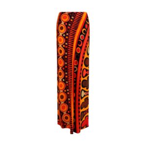 Emilio Pucci Orange Viscose Long Skirt