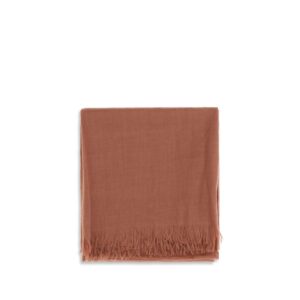 Brunello Cucinelli Orange Cashmere Foulard
