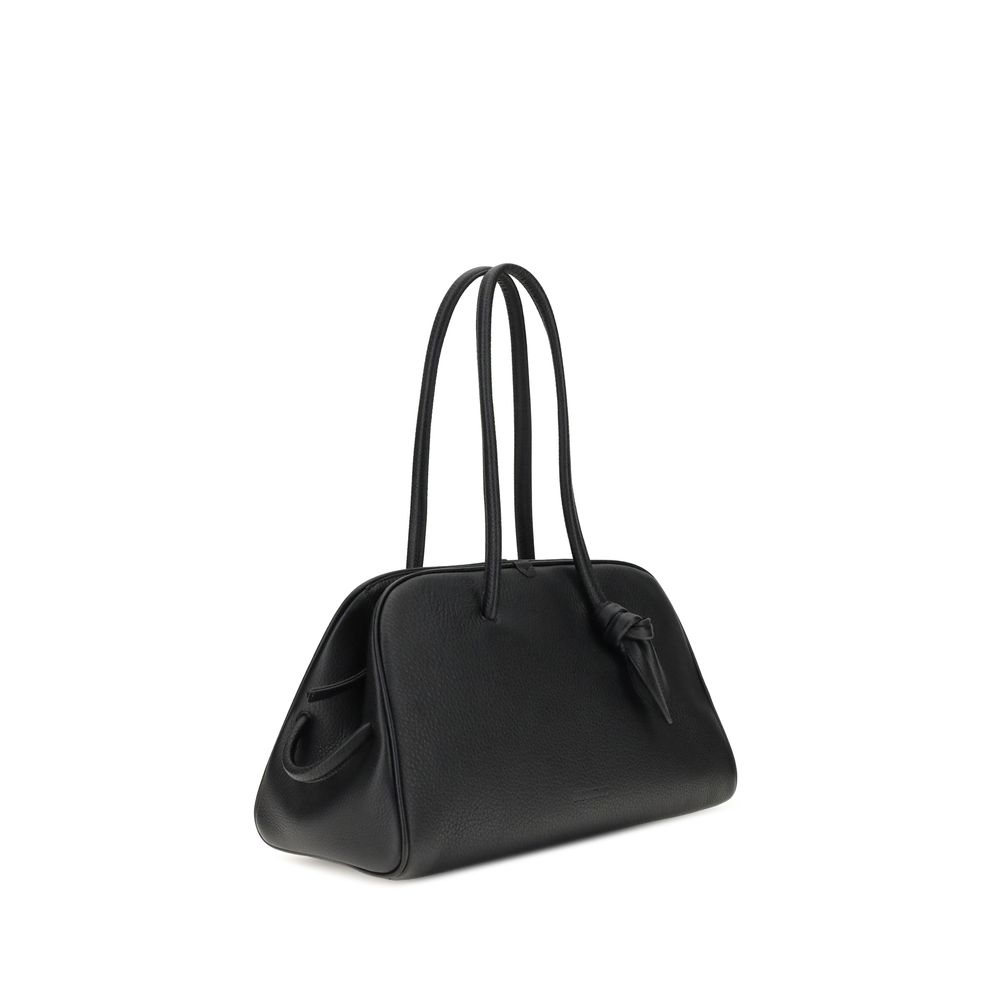 Jacquemus Black Calf Leather Bos Taurus Handbag - immagine 2