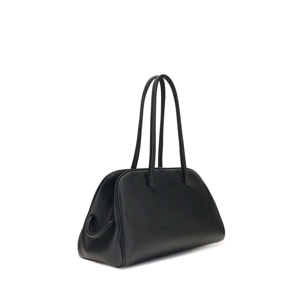 Jacquemus Black Calf Leather Bos Taurus Handbag - immagine 3