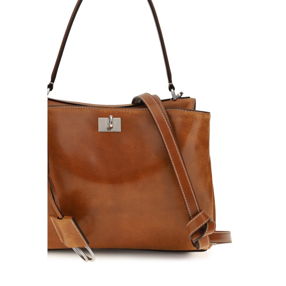 Balenciaga Brown Lamb Ovis Aries Aries Handbag - immagine 4