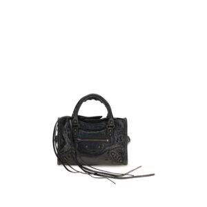 Balenciaga Black Lamb Ovis Aries Aries Handbag
