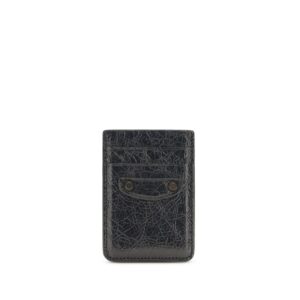 Balenciaga Black Lamb Ovis Aries Aries Wallet