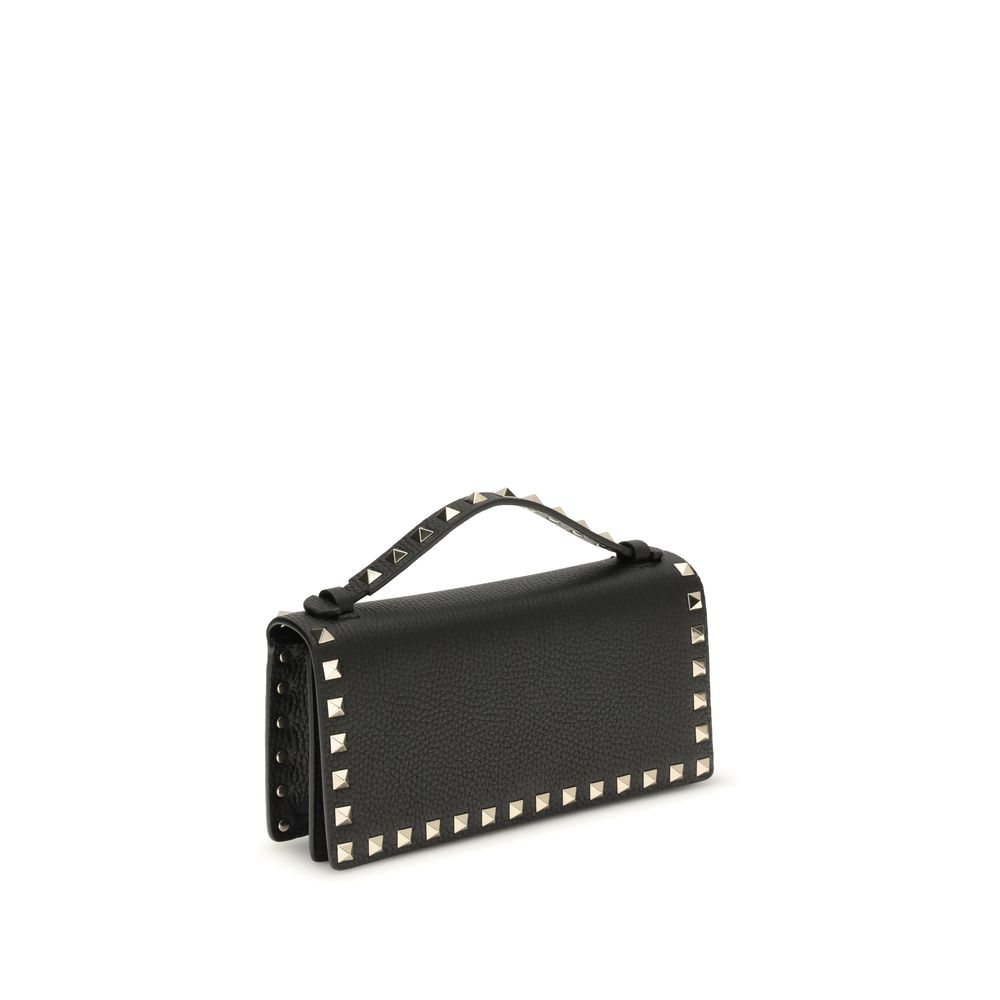 Valentino Garavani Black Calf Leather Bos Taurus Wallet - immagine 2