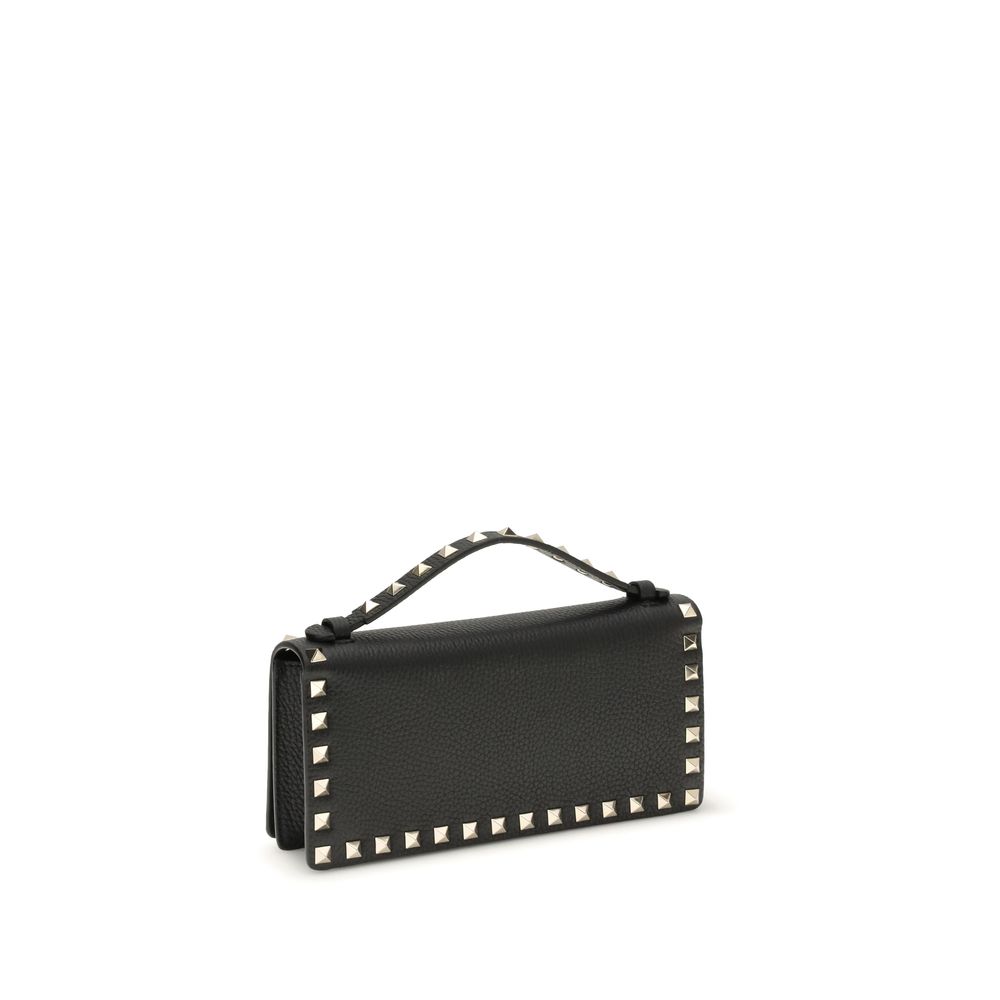 Valentino Garavani Black Calf Leather Bos Taurus Wallet - immagine 3