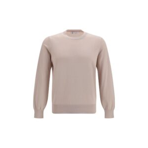 Brunello Cucinelli Beige Cotton Sweatshirt
