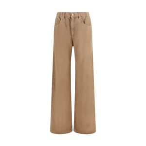 Brunello Cucinelli Beige Cotton Jeans Denim