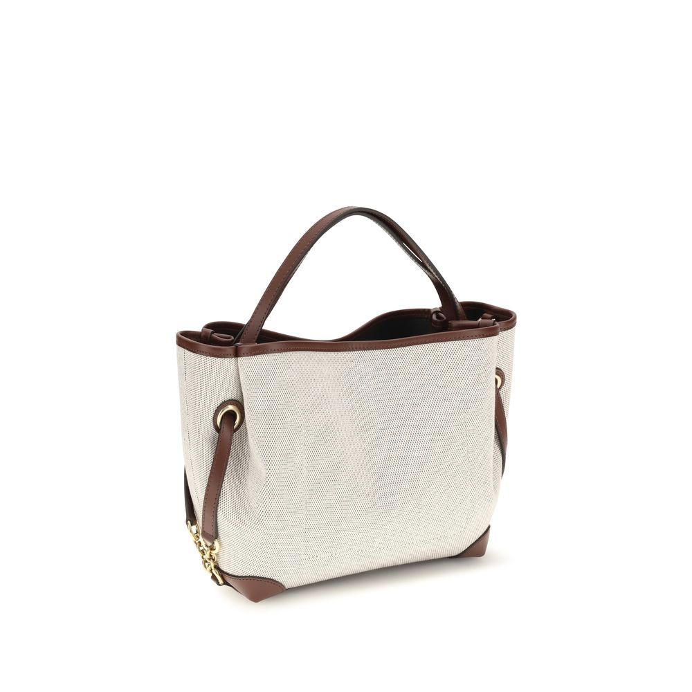 Chloé Beige Fabric Handbag - immagine 3