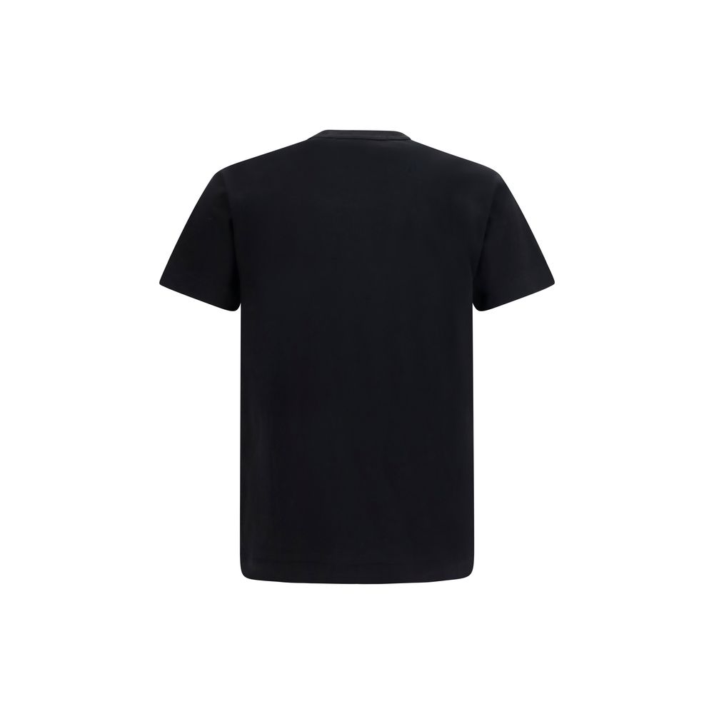 Comme Des Garçons Play Black Cotton T-Shirt - immagine 2