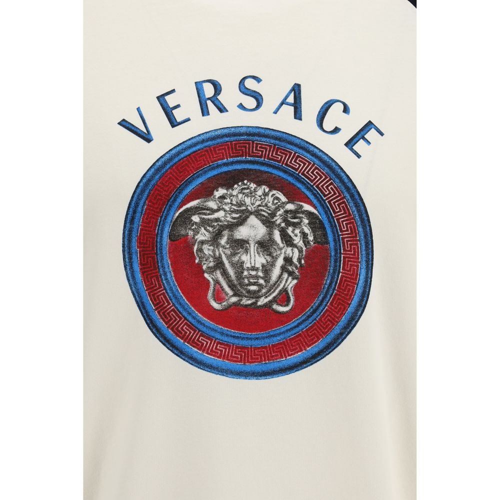 Versace White Cotton T-Shirt - immagine 3