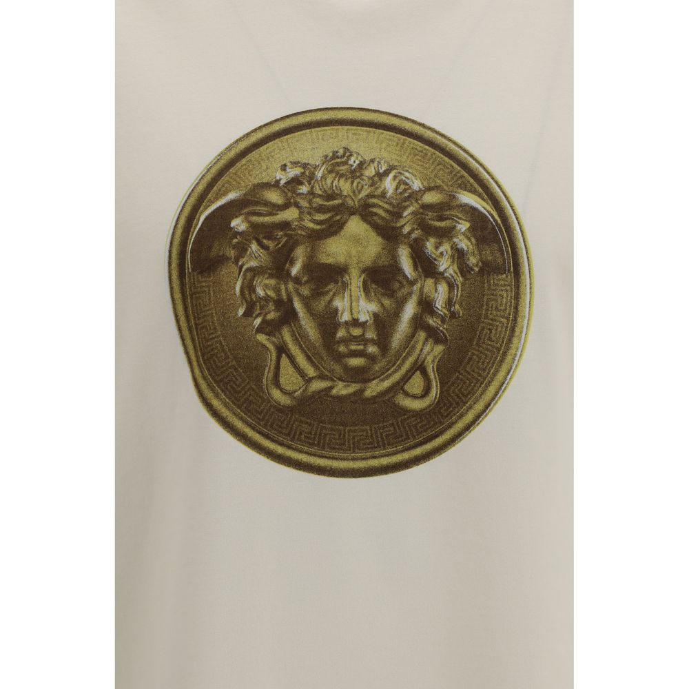 Versace Beige Cotton T-Shirt - immagine 3