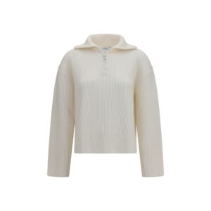 Courrèges White Wool Oves Aries Sweatshirt