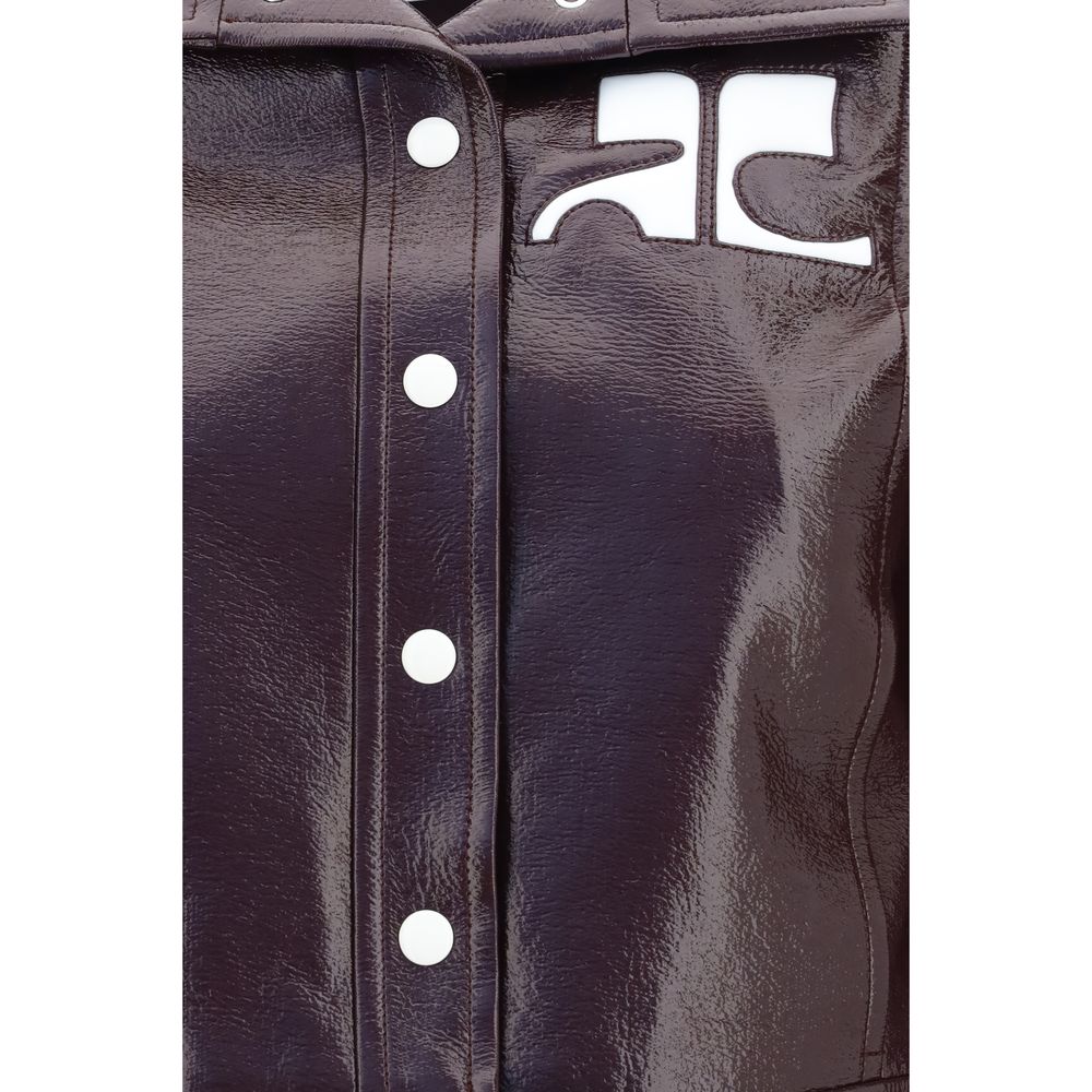 Courrèges Bordeaux Cotton Jacket - immagine 3