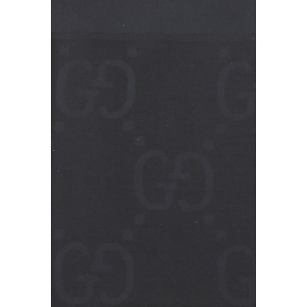 Gucci Black Wool Oves Aries Scarf - immagine 3