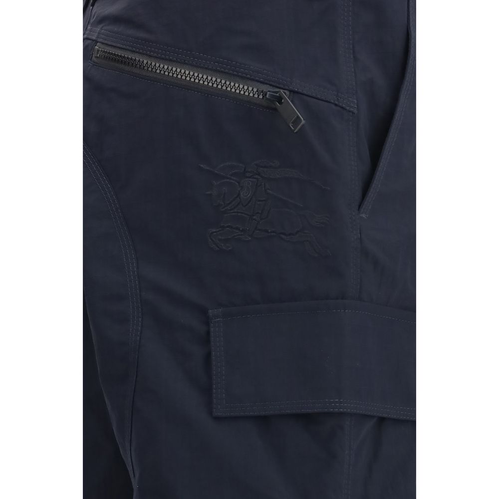 Burberry Blue Polyamide Cargo Pants - immagine 3